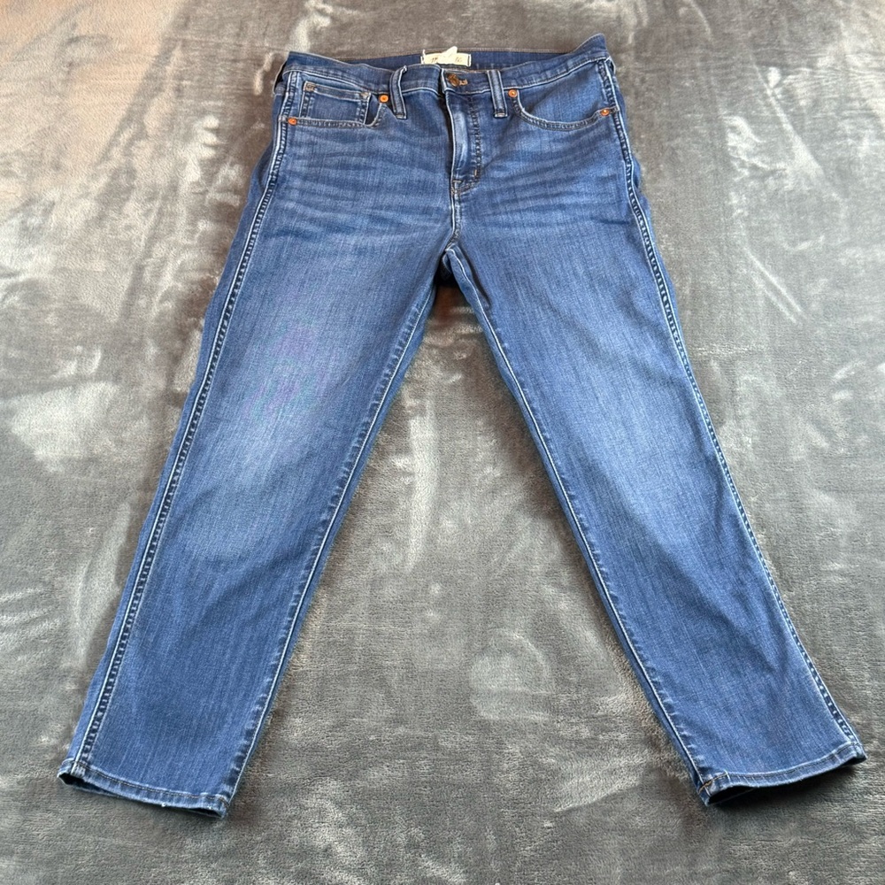 Madewell Women's Jeans Mid-Rise Stovepipe Size 29 Medium Wash